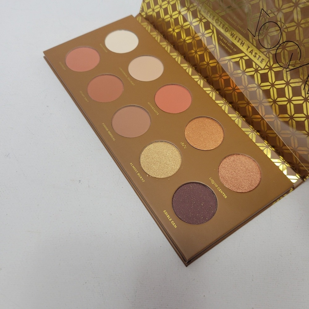 NEW Zoeva Cosmetics Caramel Melange Eyeshadow Palette Full Size 10 Color Shades‎